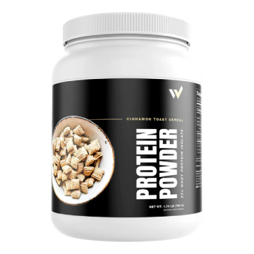 Whey Protein Isolate Powder by Ashton Hall - Premium Cinnamon Toast Cereal Flavor